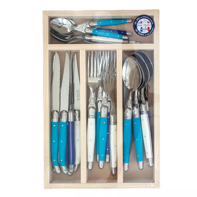 Jean Dubost Laguiole Cutlery Set of 24 - Blues - Cutlery