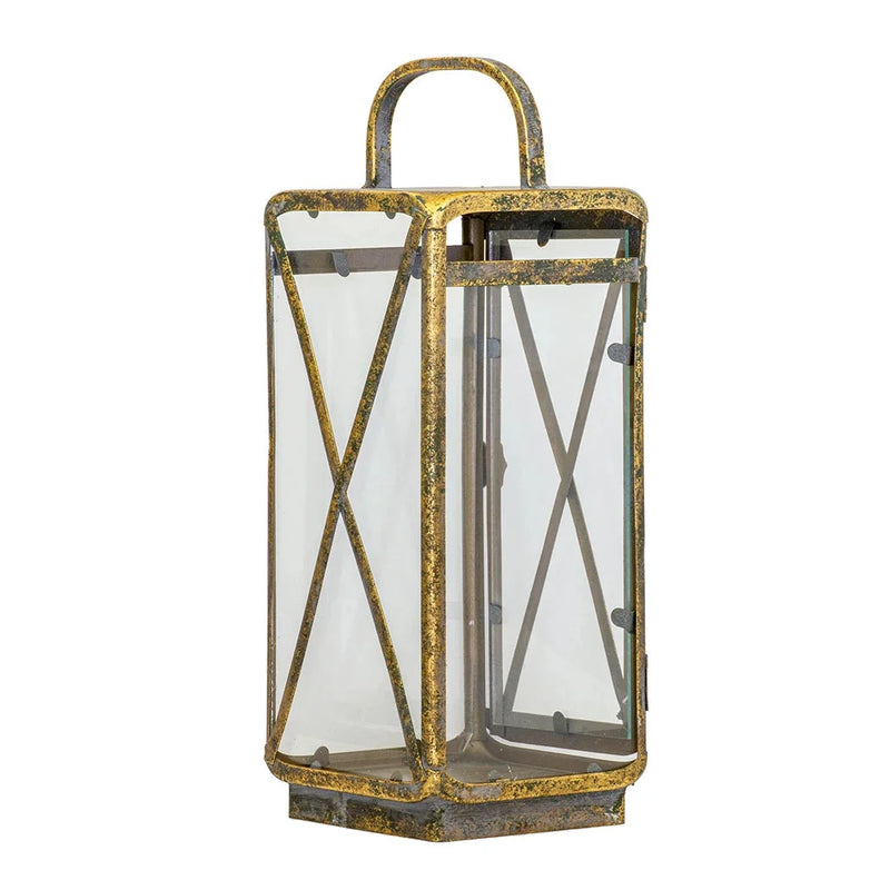 Lantern - Golden Windows - Iron