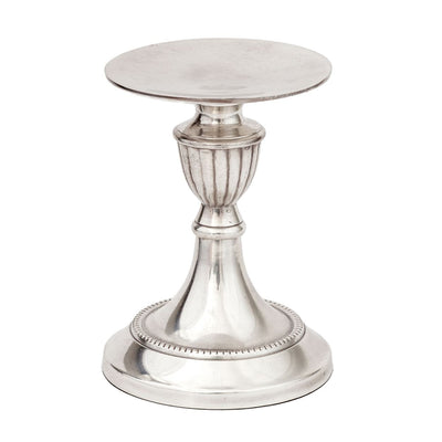 pewter candle stand