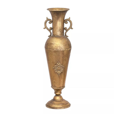 Metal Vase - Tall Gold 59cm - Iron