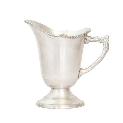 pewter victorian milk jug