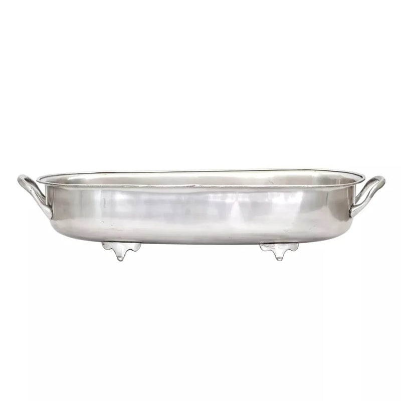 Oblong Bowl - 44cm - Pewter