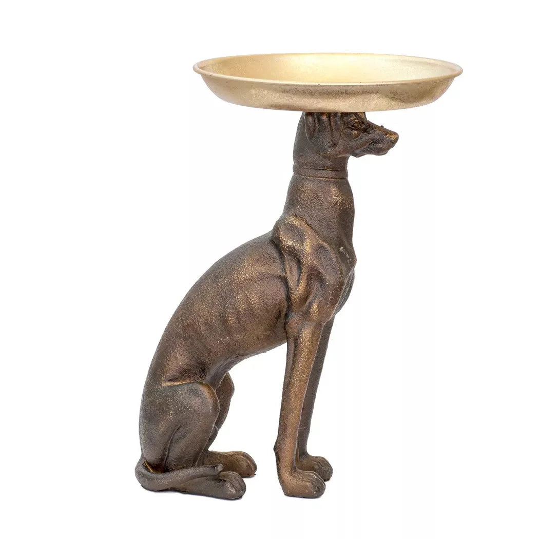 Ornament - Sitting Dog Bowl - Resin