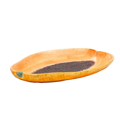 papaya ceramic bowl