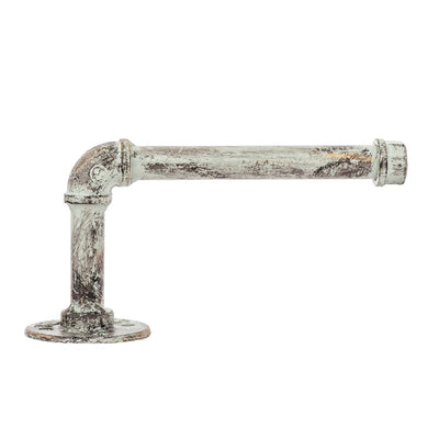 iron pipe toilet roll holder