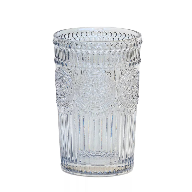 Drinking Glass Set - Pinwheel Pearlescent 350ml x 6