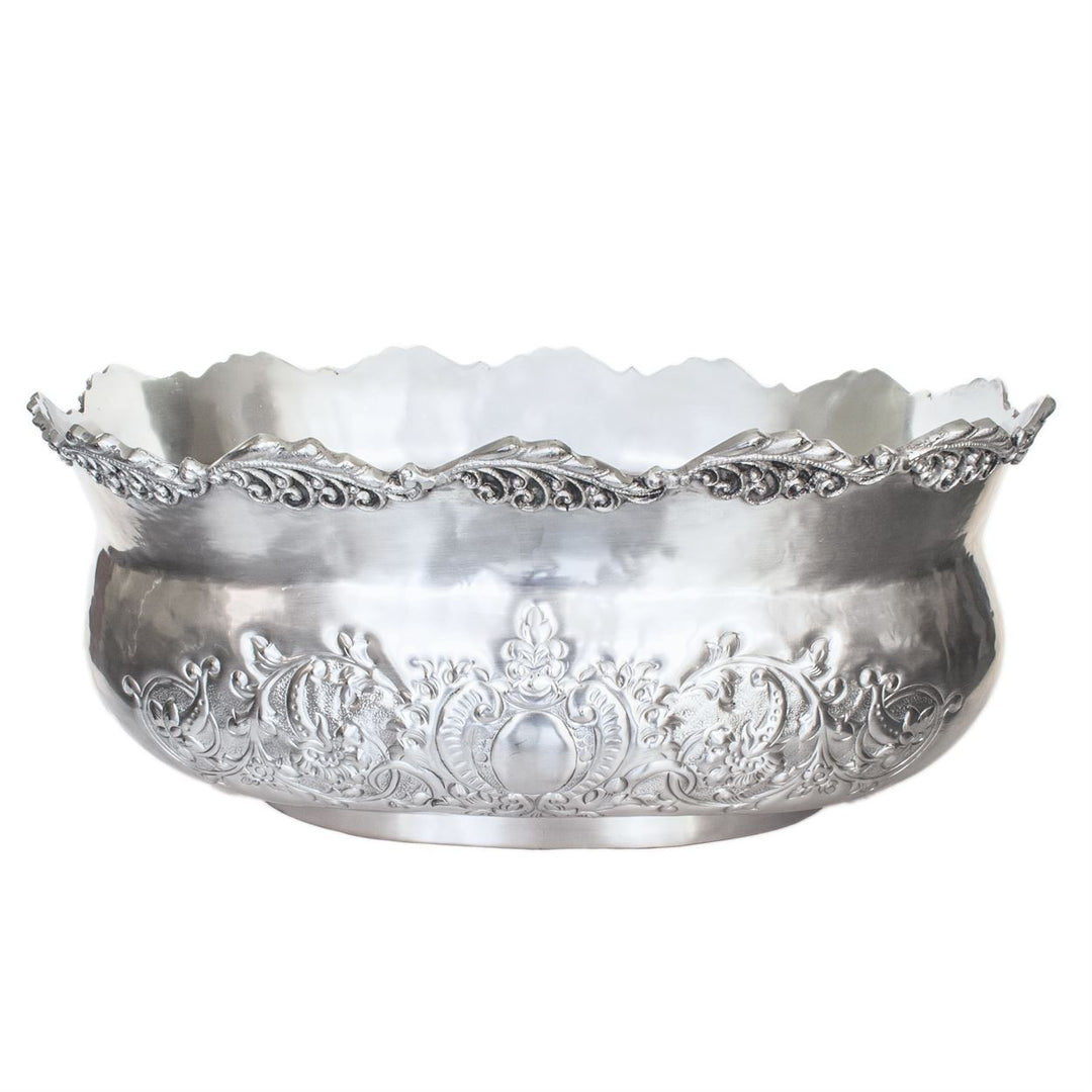 pewter planter orchard tub