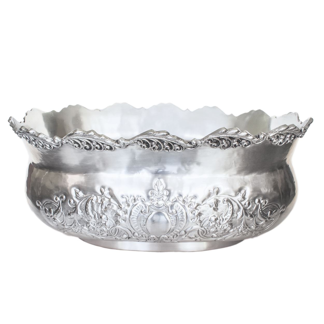 pewter planter orchard tub