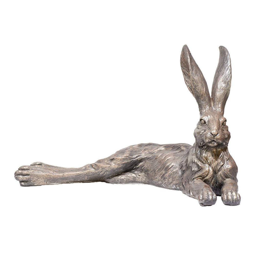 resin rabbit hare ornament