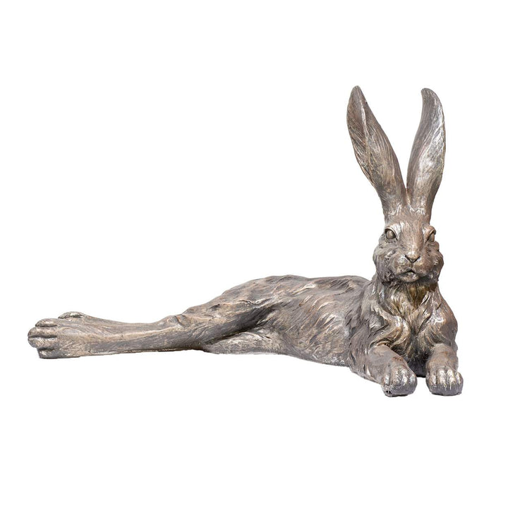 resin rabbit hare ornament