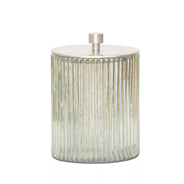 Retro Glass Jar - Pewter