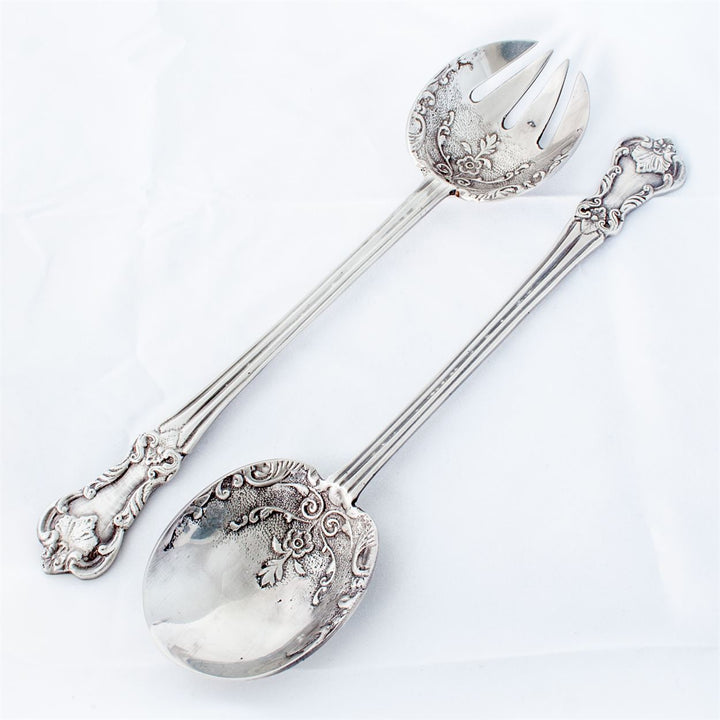 pewter salad server