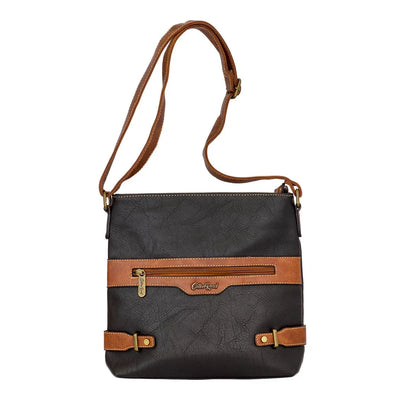 Sling Bag - Strapped Black - Handbag