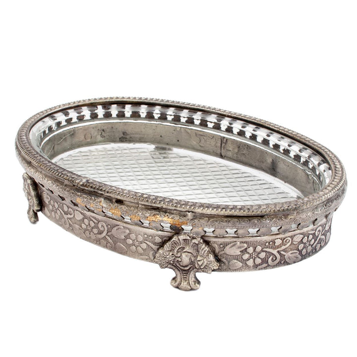 pewter soap dish