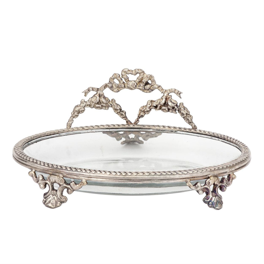 pewter soap dish
