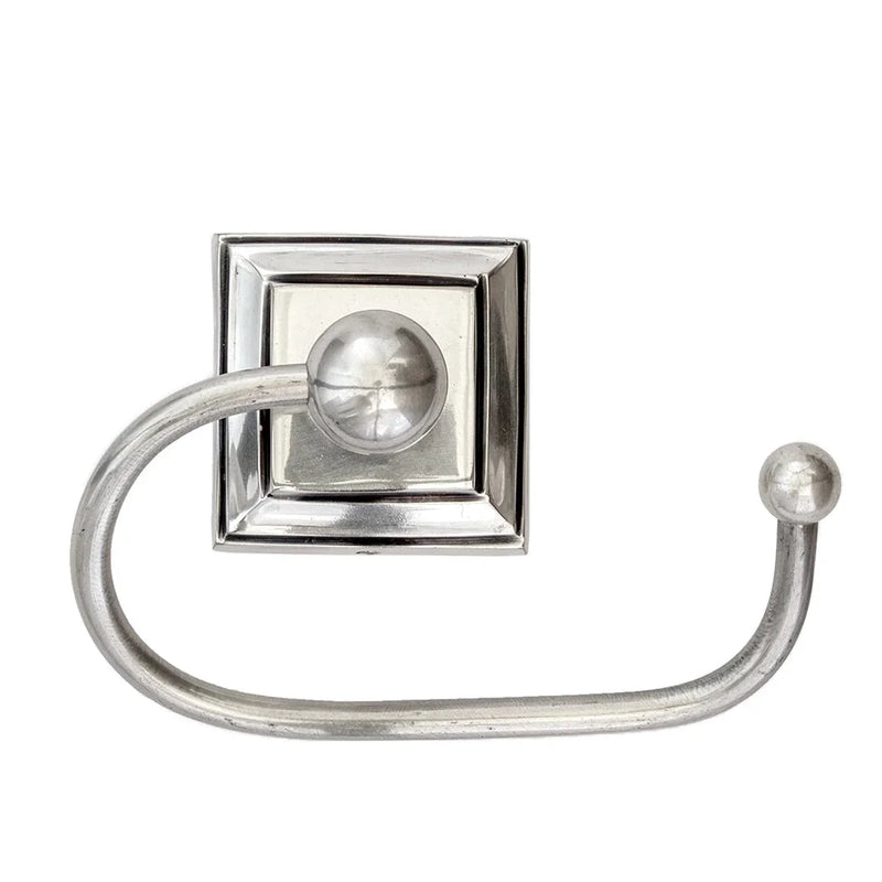 Toilet Roll Holder - Square - Pewter