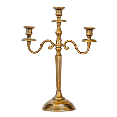 brass gold candle holder