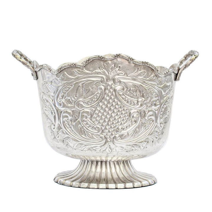 victorian style pewter vase tub