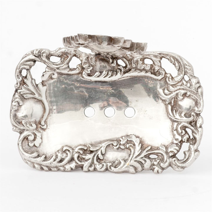 Soap Dish - Vintage - Pewter