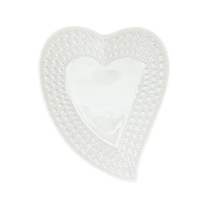 ceramic heart plate